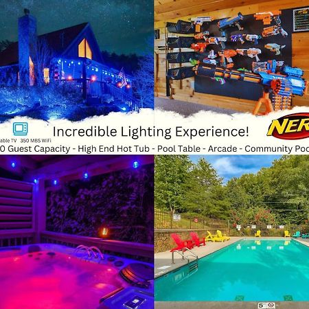 Ryes And Shine Bootlegger'S Cabin! Hot Tub* Pool* Arcade* Billiards *Ev * Pet Friendly セバービル エクステリア 写真