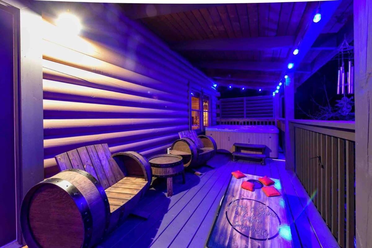 Ryes And Shine Bootlegger'S Cabin! Hot Tub* Pool* Arcade* Billiards *Ev * Pet Friendly セバービル エクステリア 写真